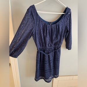 EUC Navy Blue Dress